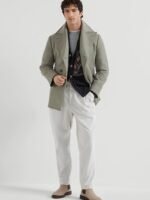 Mid-Length Hooded Goose Down Jacket