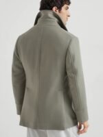 Mid-Length Hooded Goose Down Jacket