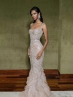 2025 New Style Heavy Craft Mermaid Sequin Slip Maxi Dress