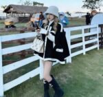 2023 New Hepburn-Style Women's Tweed Cape Coat, Niche Chanel-Inspired High-End Coat